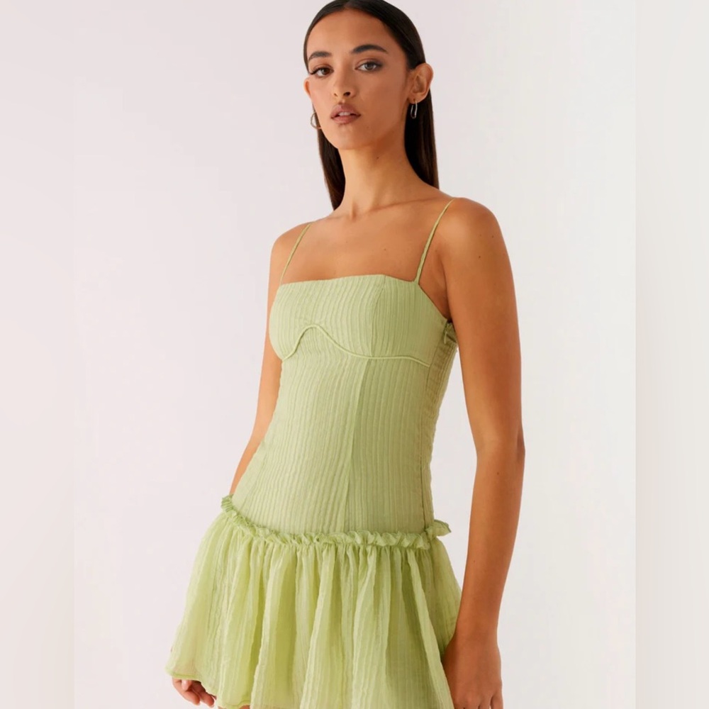 NWT Peppermayo Bambini Mini Dress in Green - Size US 8